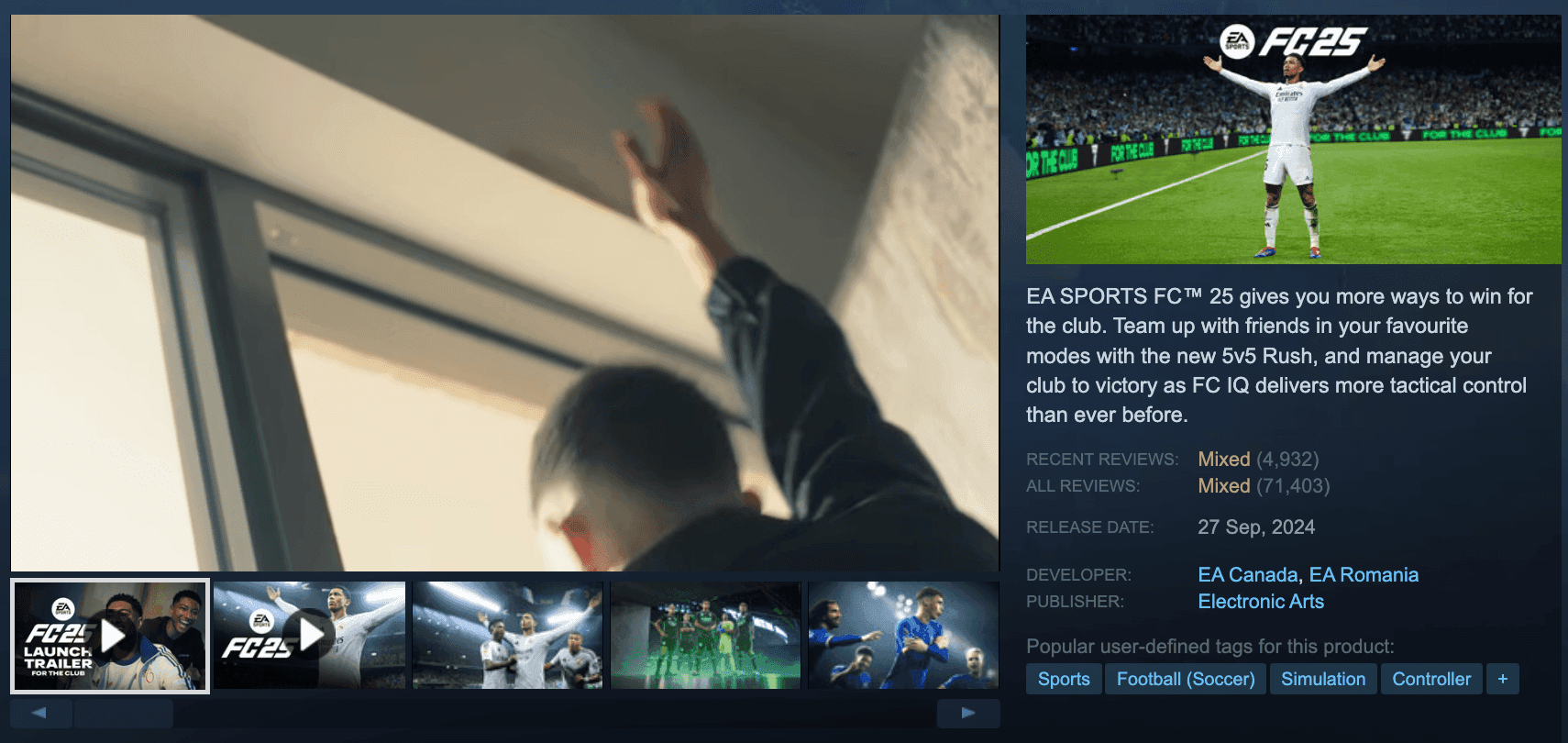 Best Football Games to Play on PC in 2025