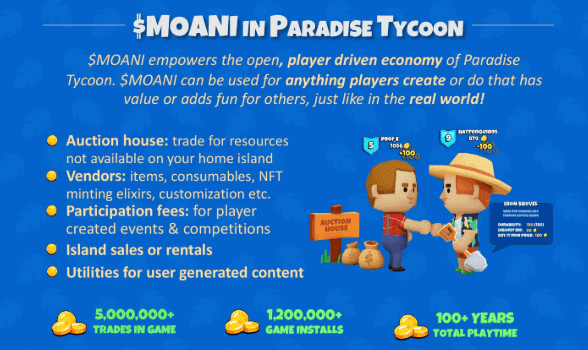 Paradise Tycoon Prepares for $MOANI TGE