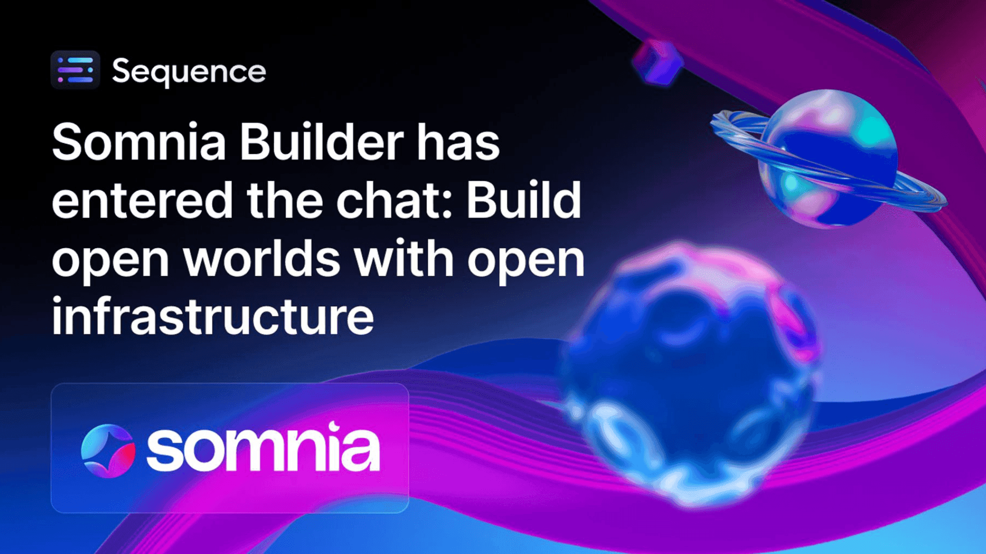 Somnia Builder Launches with Sequence