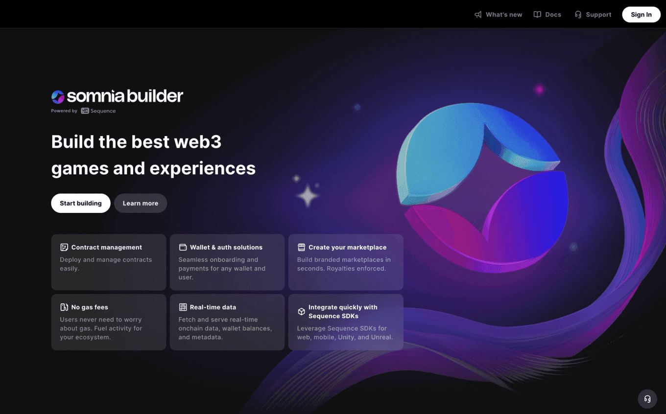 Somnia Builder Launches with Sequence