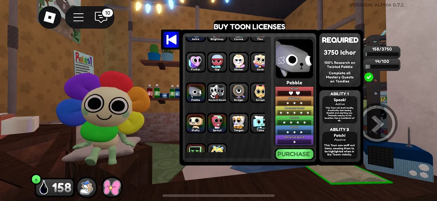 Team setup before floor descent