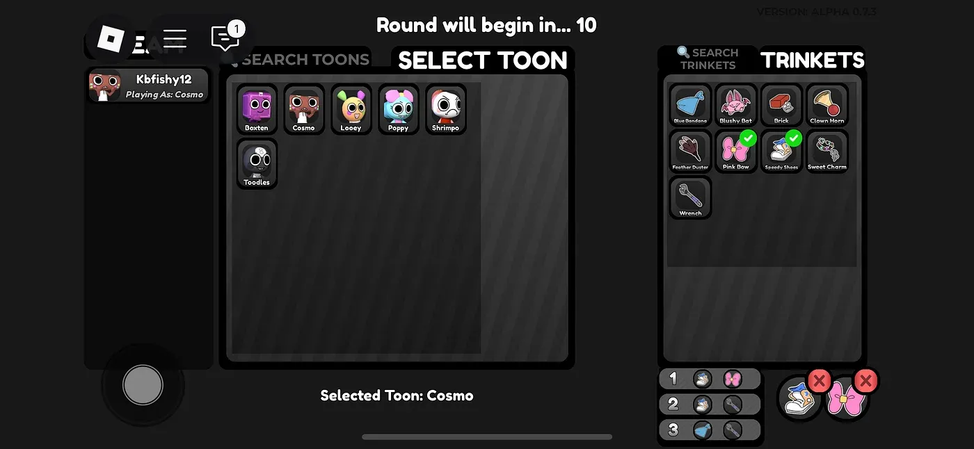 Three-slot trinket build setup