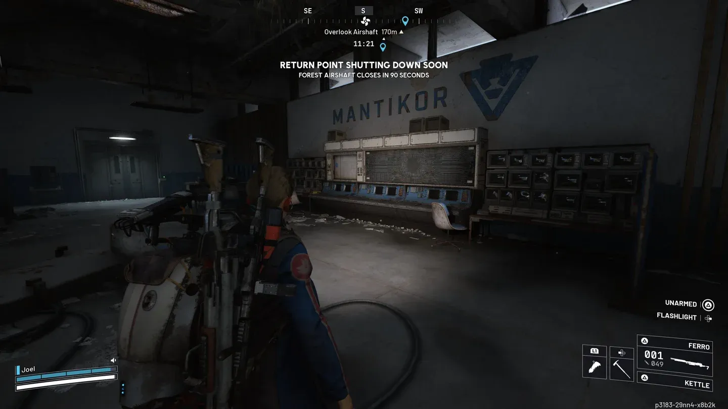 Key hidden in hazmat suits