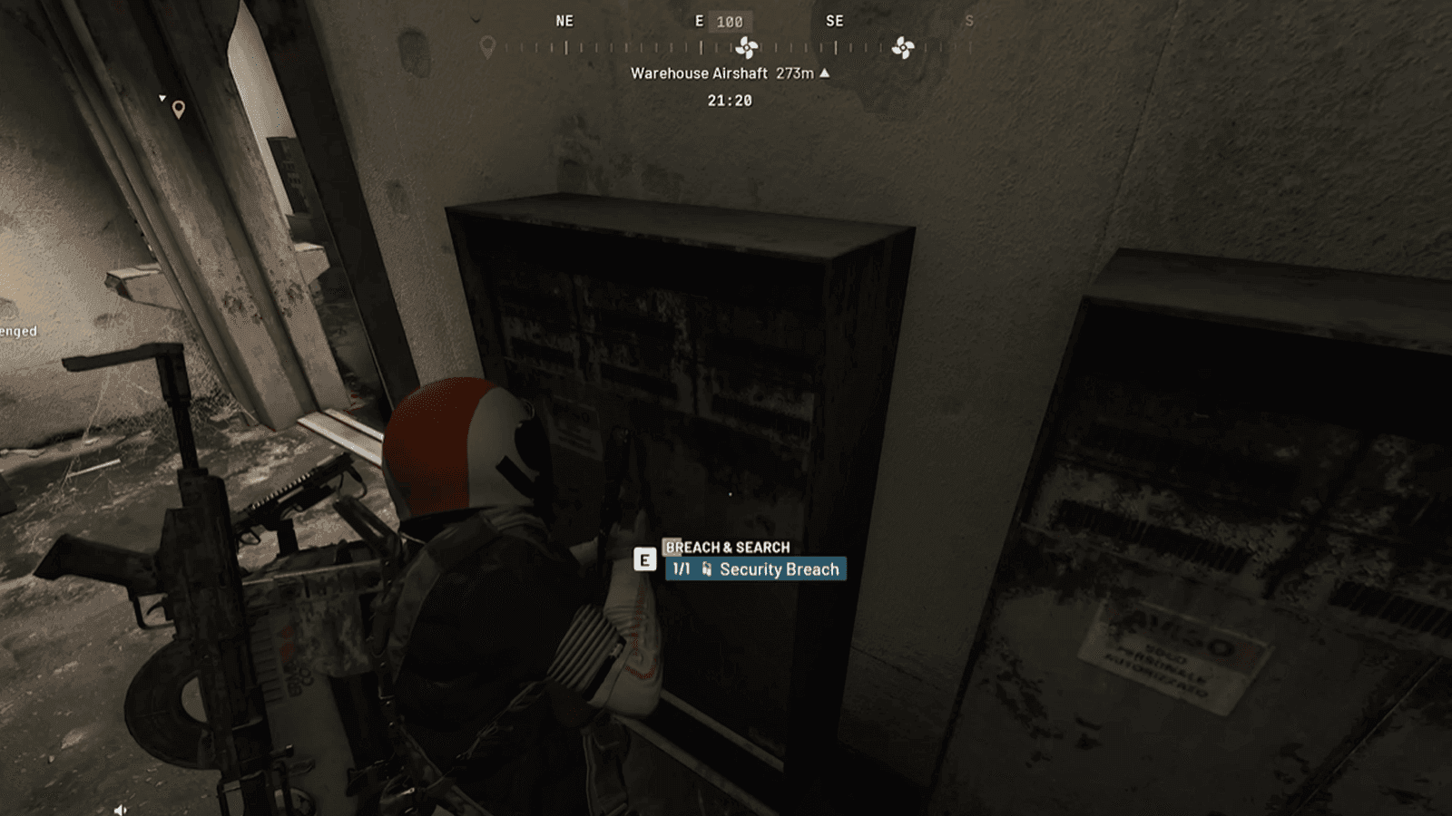 Security breach locker location near Red Lakes extraction point