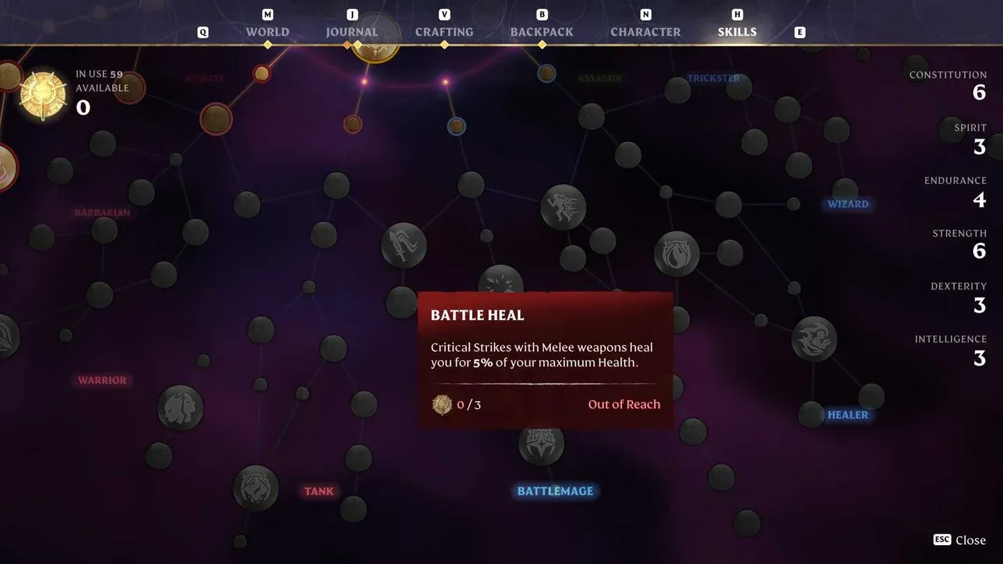 Battle Heal in Tank tree