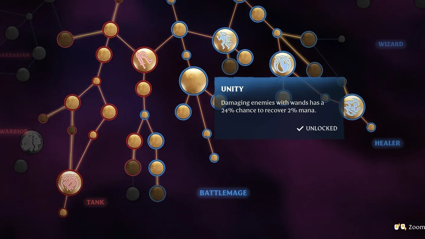 技能樹節點選擇