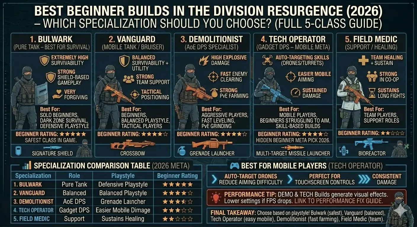 Specialization skill tree paths