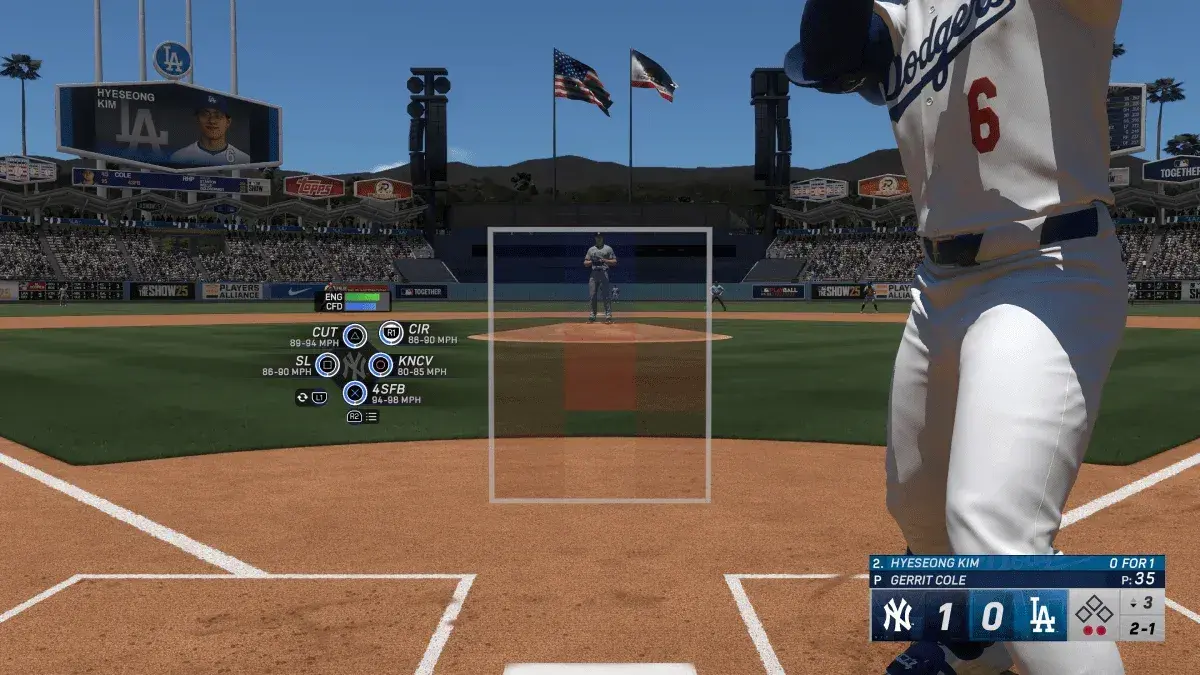 High fielding camera angle