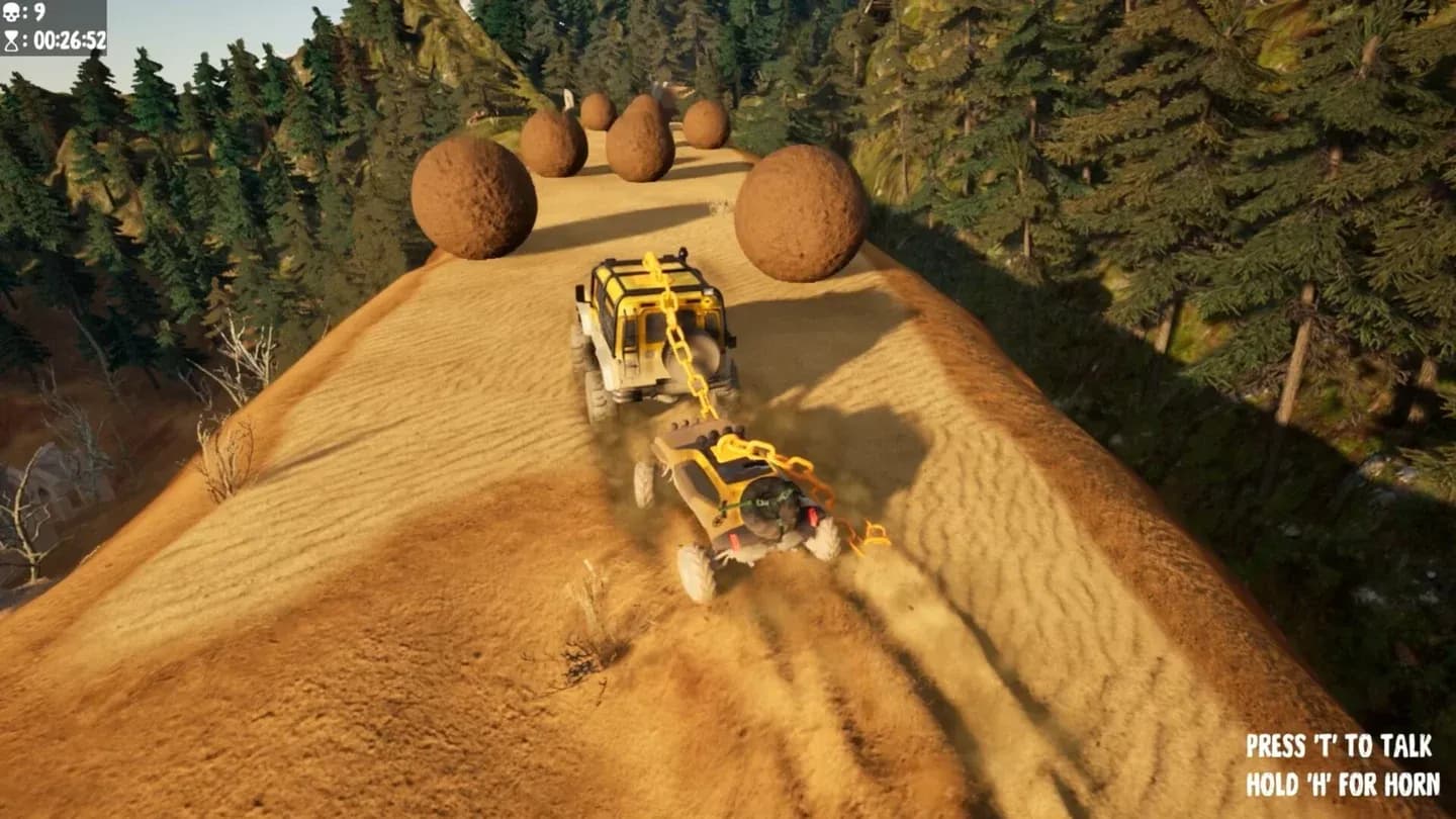 Chained co-op truck chaos