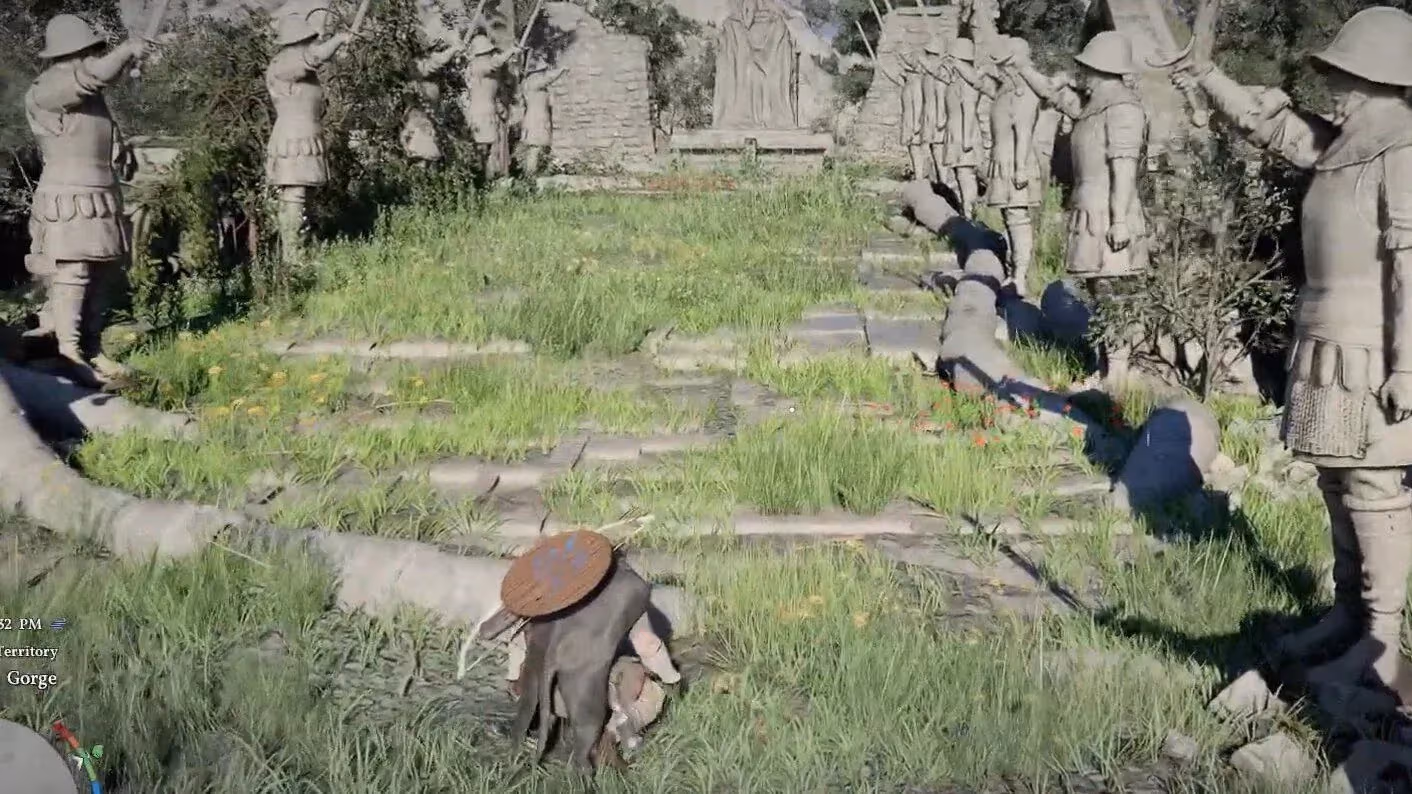 Lamp interaction opens the gate