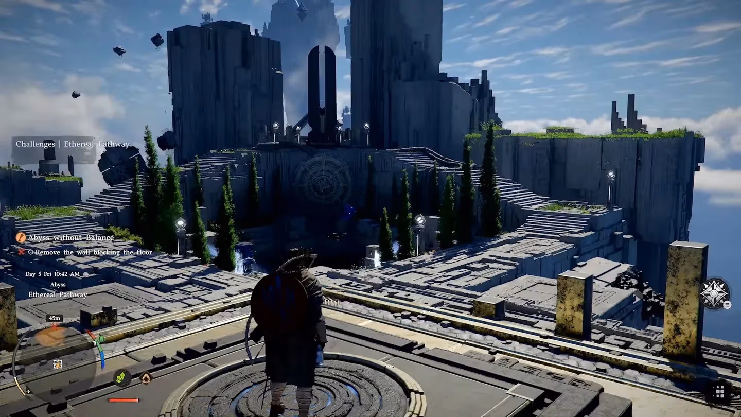 Force Palm opens the tower floor