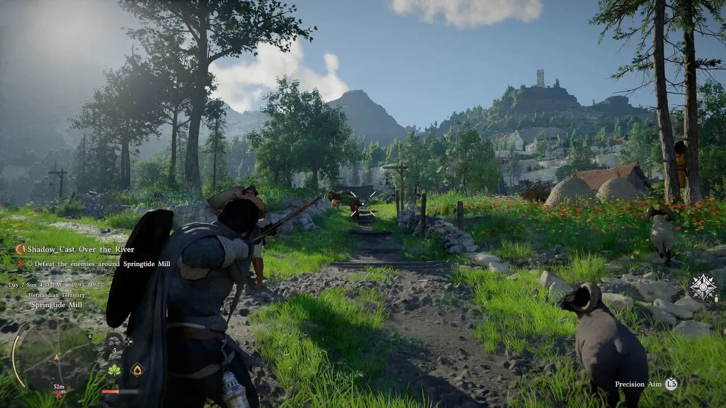 Bear combat in Hernand Highlands