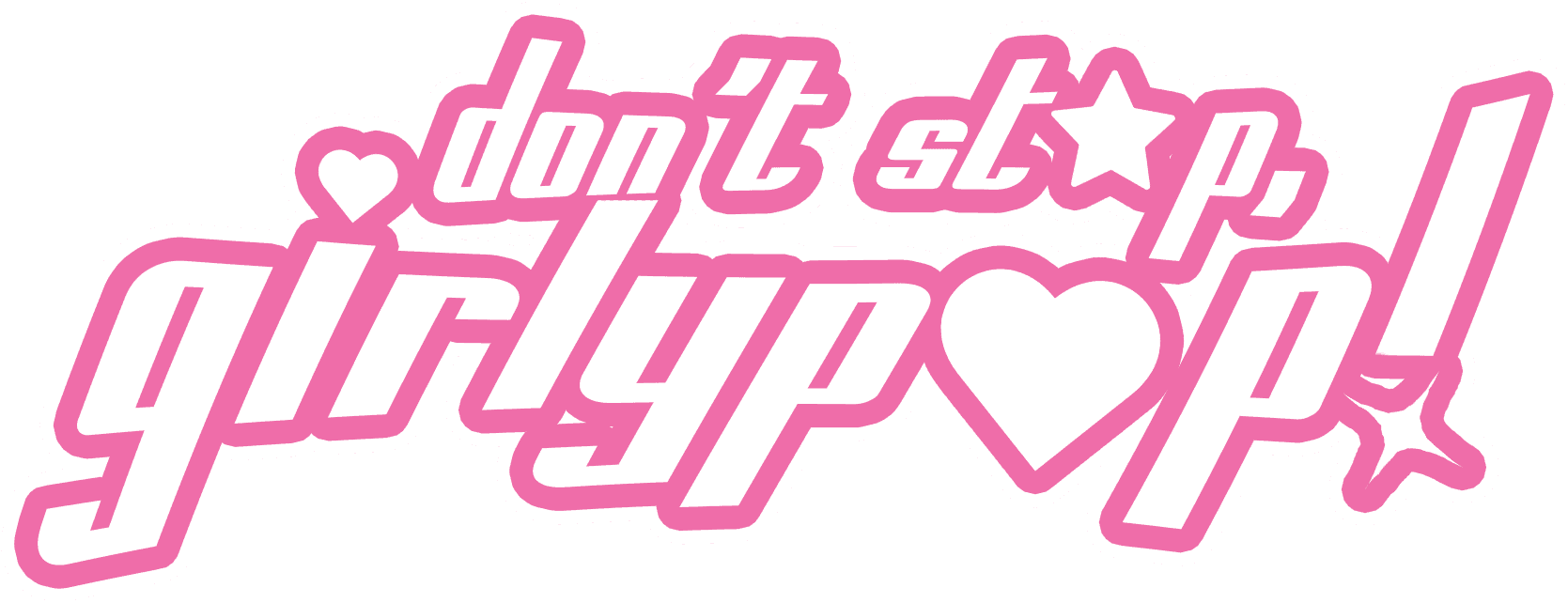 Don't Stop, Girlypop! Logo