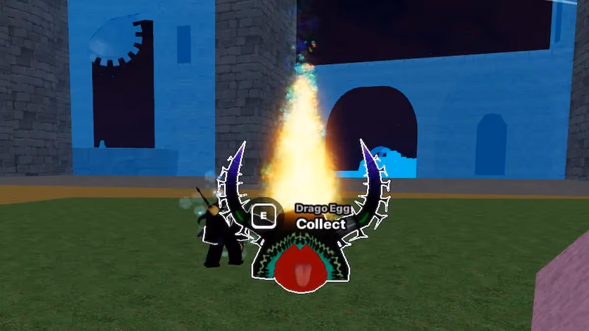 Egg spawn near island NPC