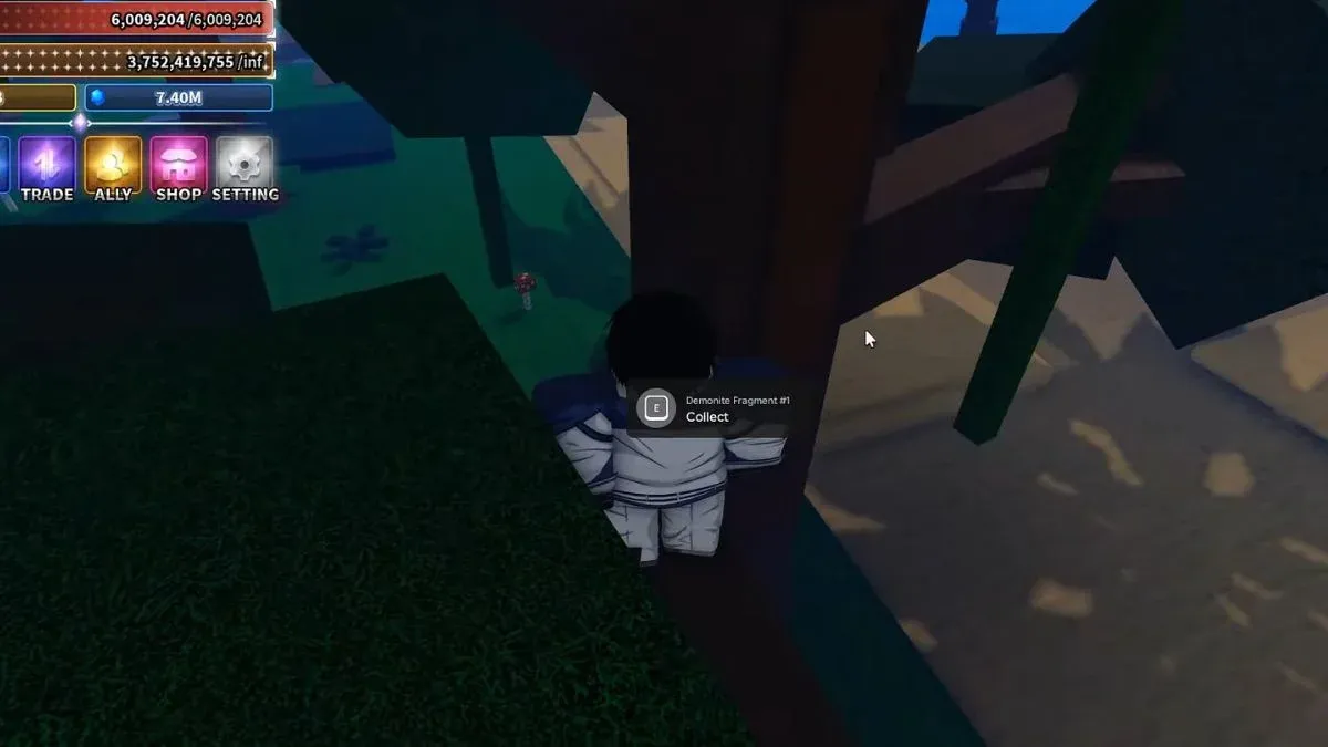 Start the Demonite Core Quest