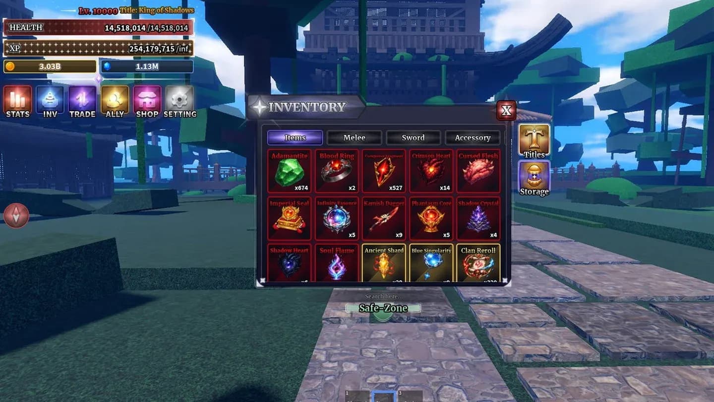 All nine Rune types available