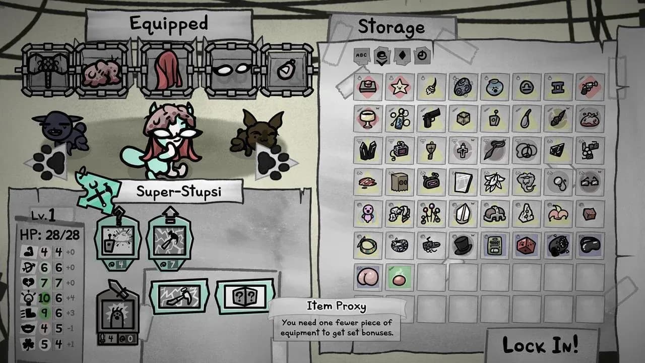 Equipment inventory view