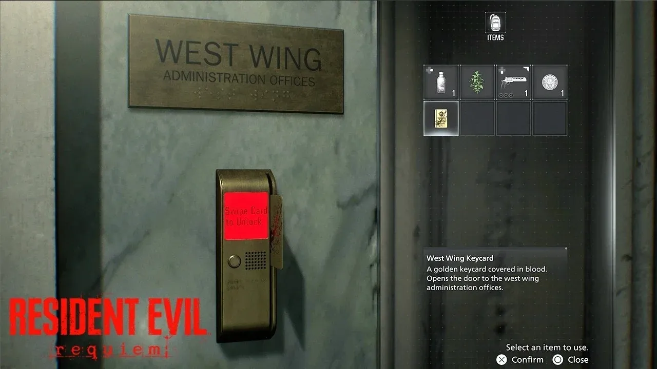 West Wing Keycard item