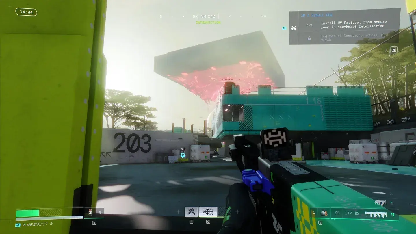 Extraction point on Perimeter map