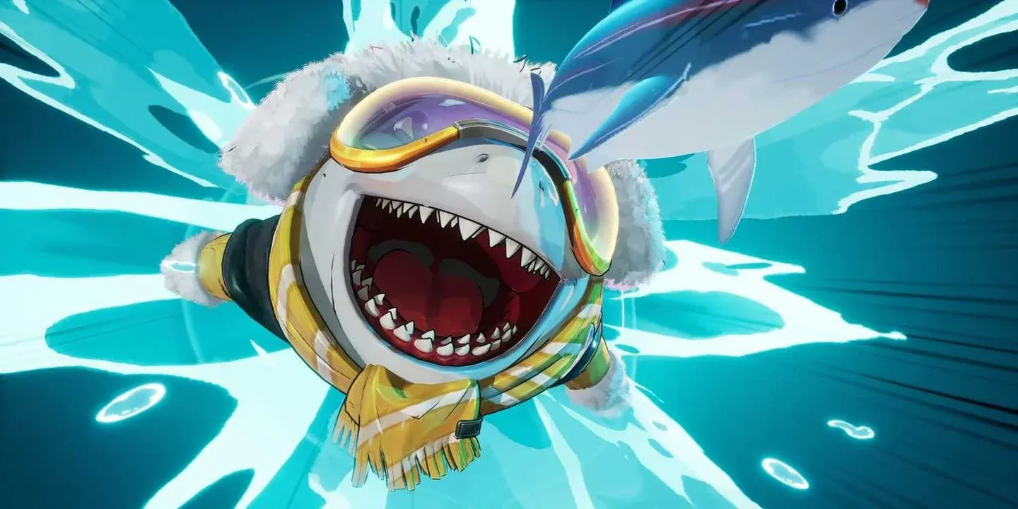 Jeff emotes by his own statue