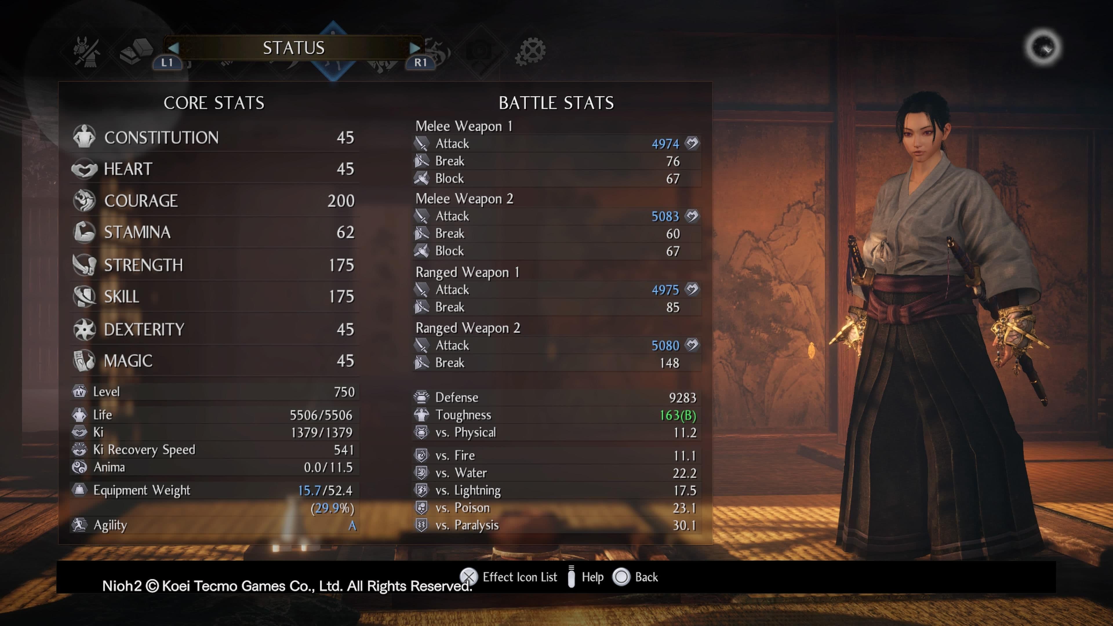 Deep character and gear customization options.