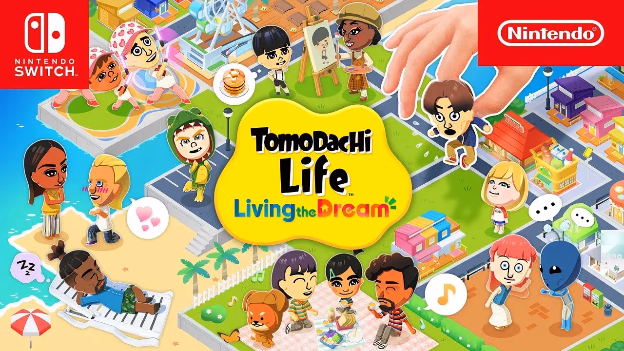 Three Miis on the island