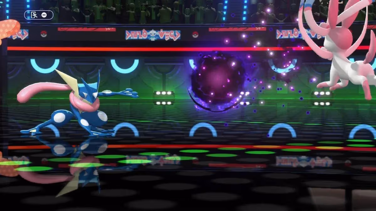 Mega Greninja Protean in action