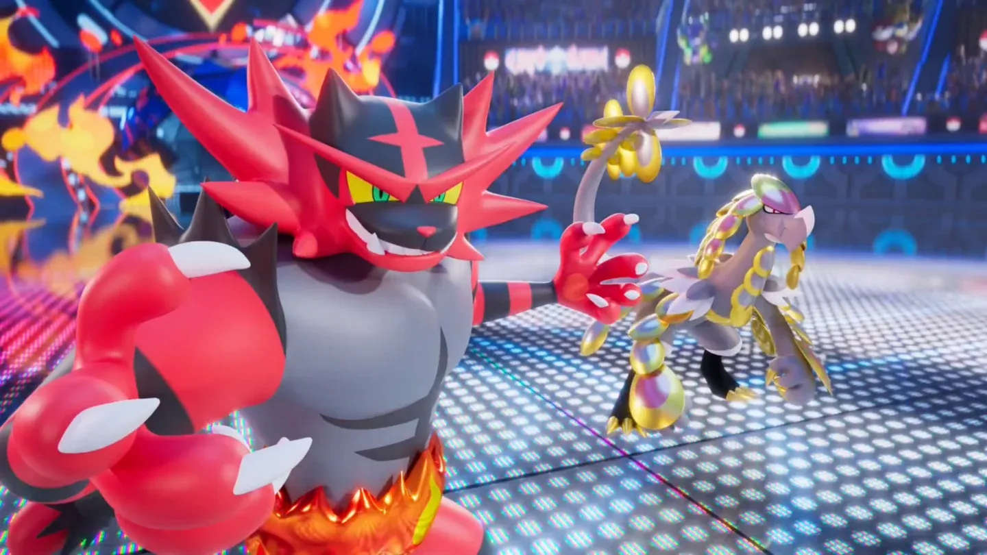 Incineroar in Champions battle