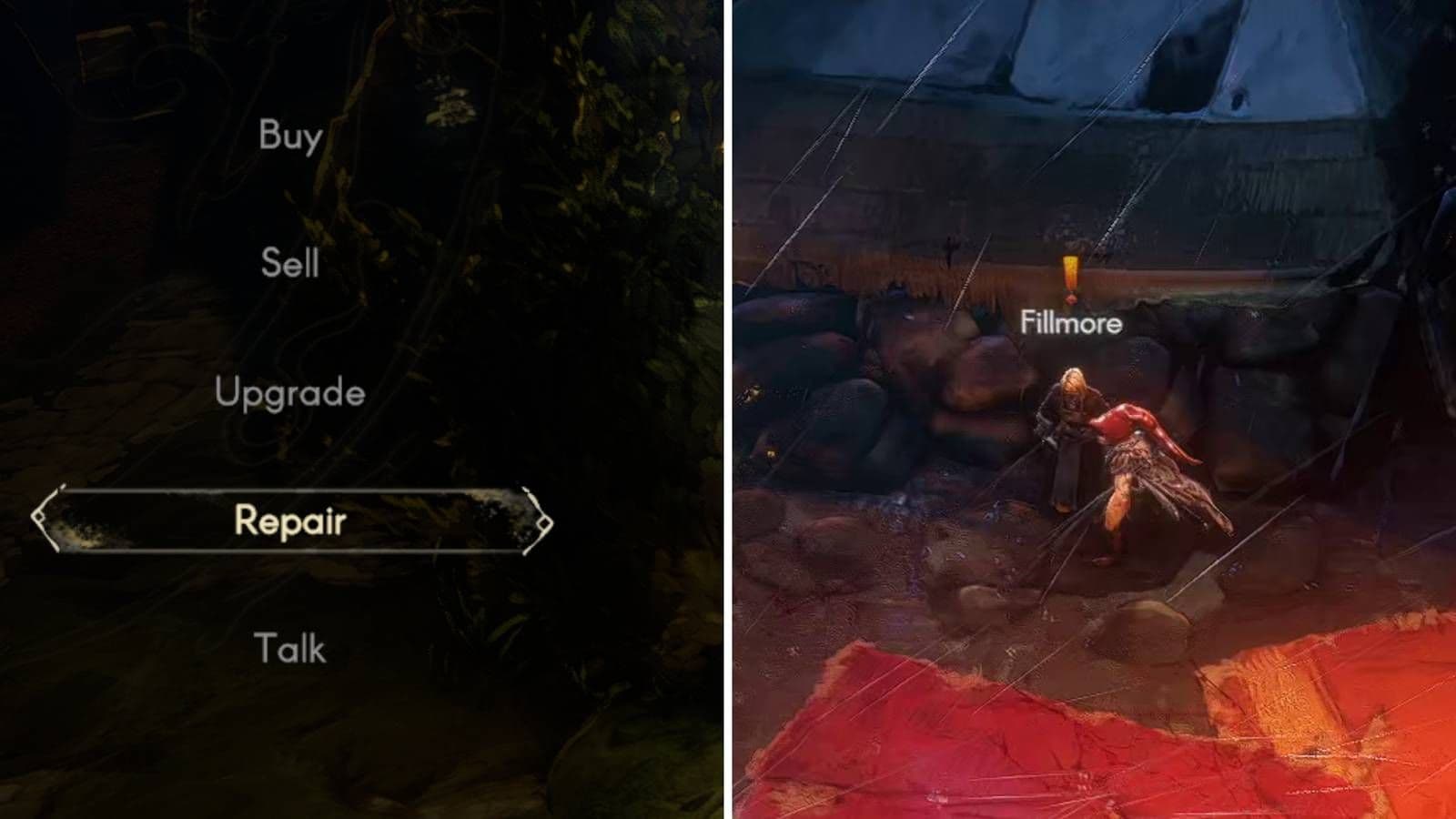 Waffen-Upgrade-Menü