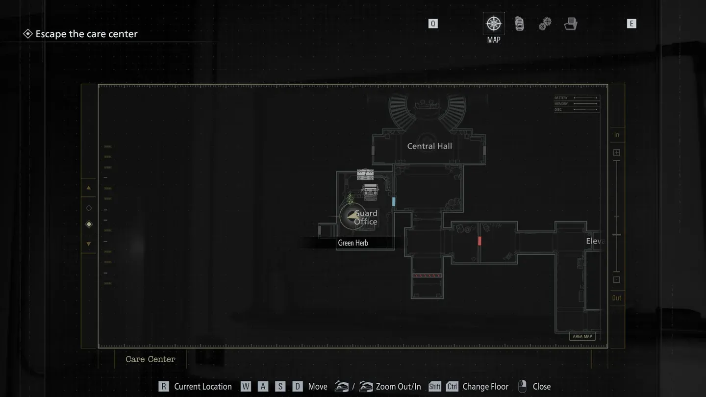 Custodian Office note location