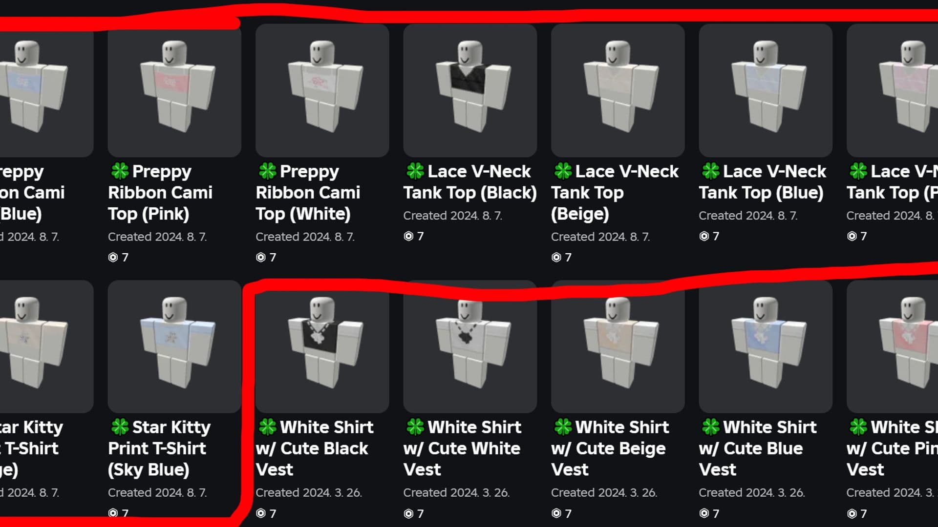 Classic clothes not showing up in the ...