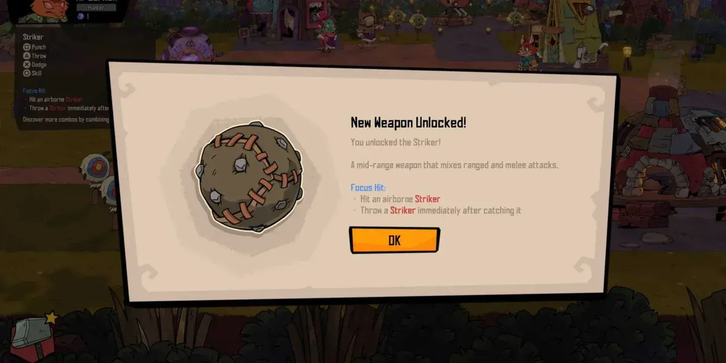 Weapon rack upgrade screen