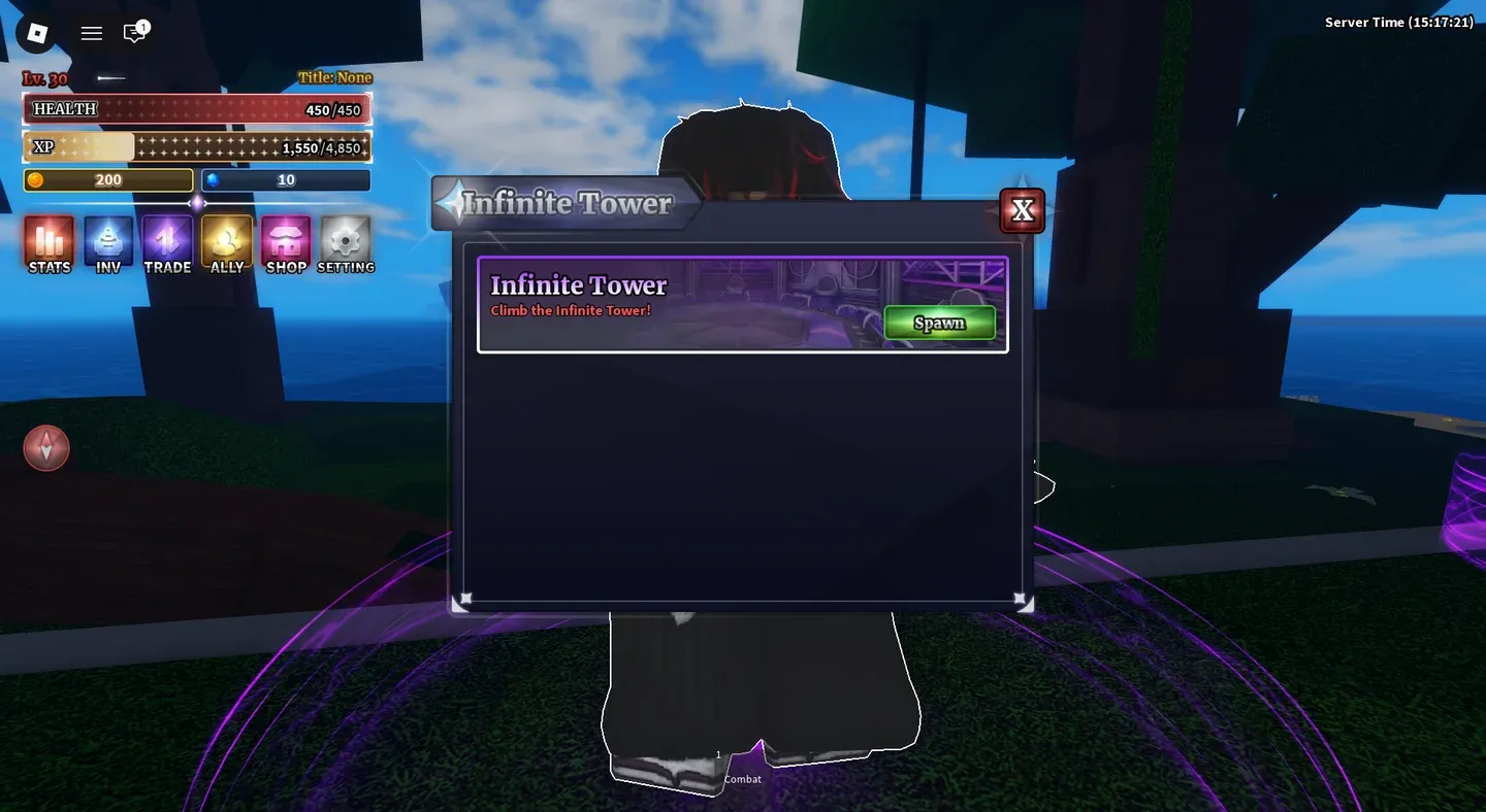 Infinite Tower portal entrance