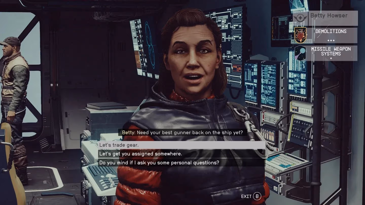 Assign crew for passive skill boosts