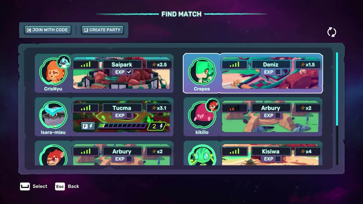 Targeting mode icons explained