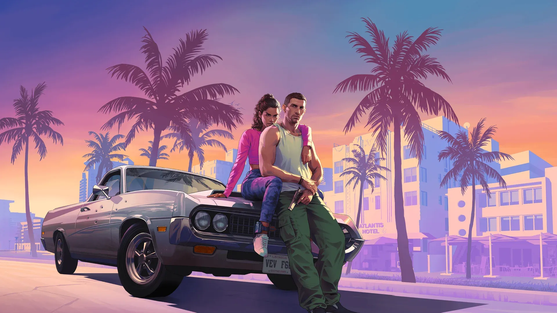 The Full GTA VI Reveal Artwork Directly ...