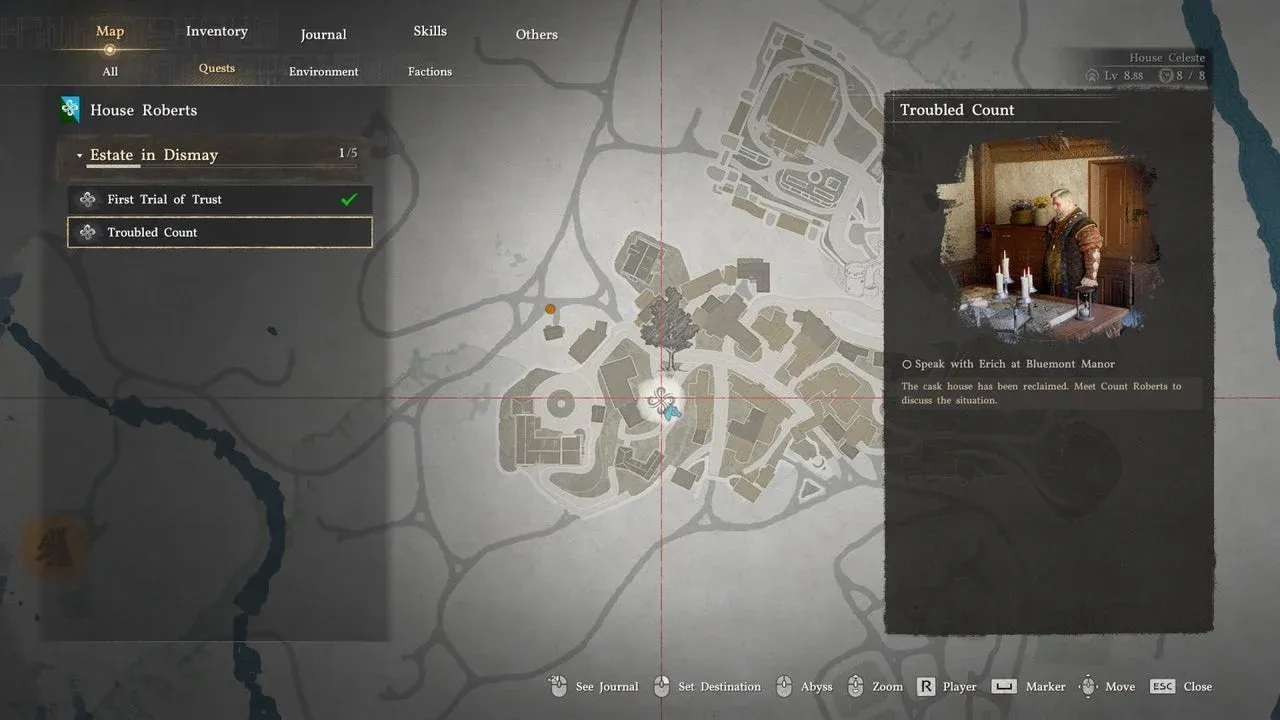 Point de départ du Manoir Bluemont