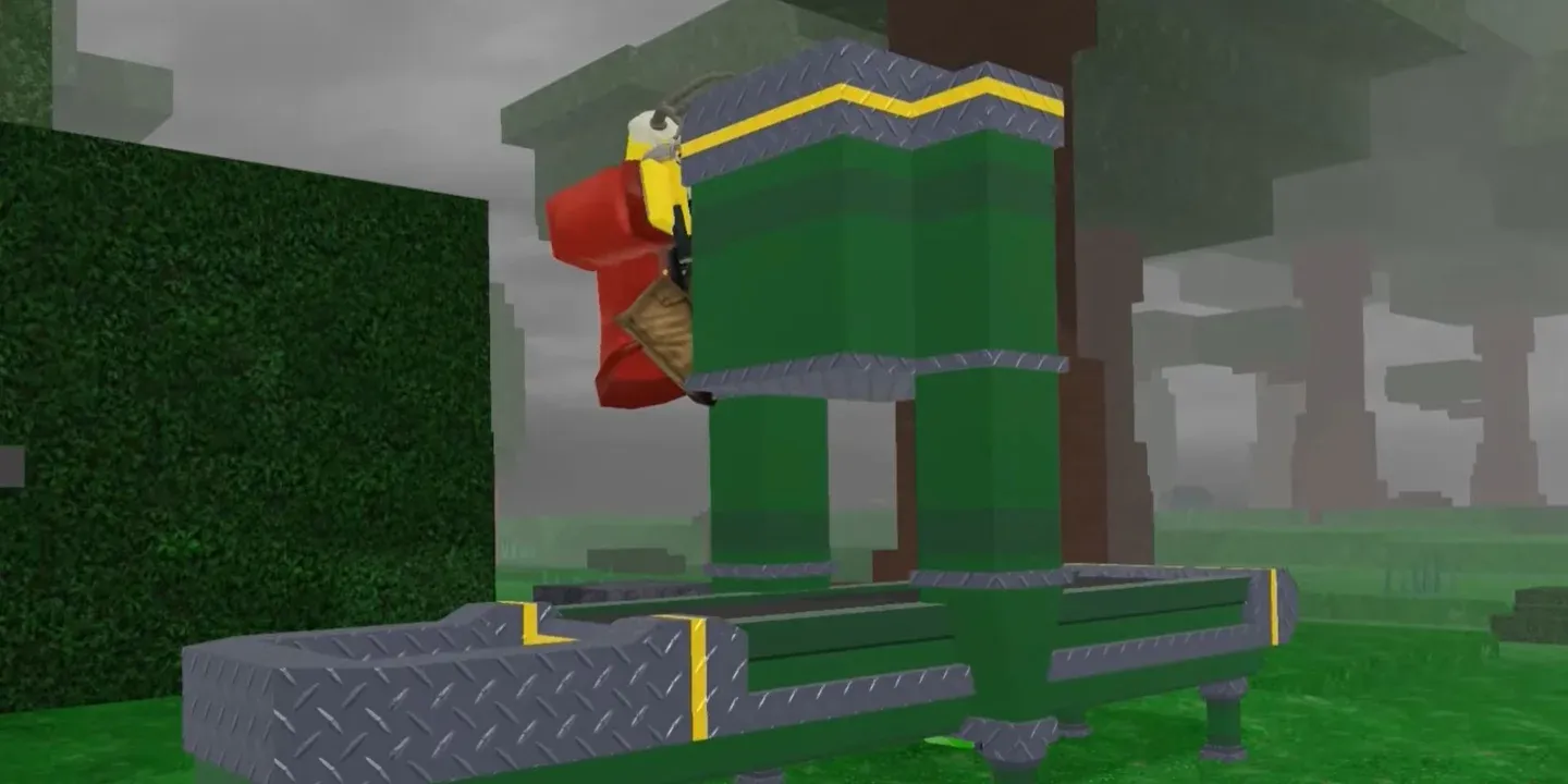 Vị trí đặt Máy Tái Chế gần trại căn cứ