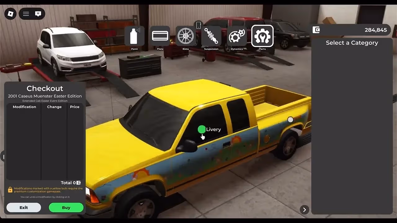 The Easter Edition truck reward