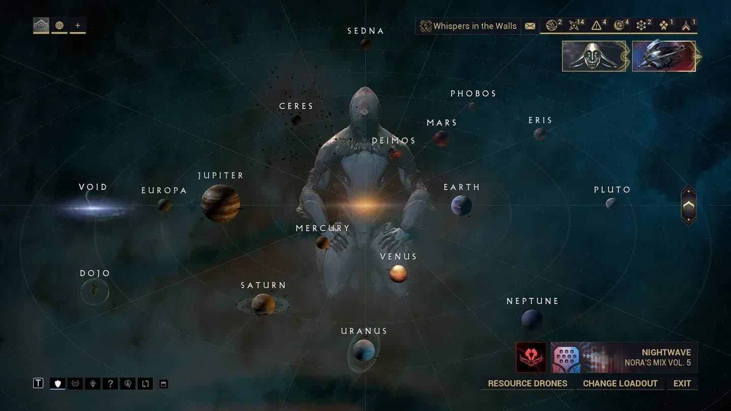 Star Chart node progression