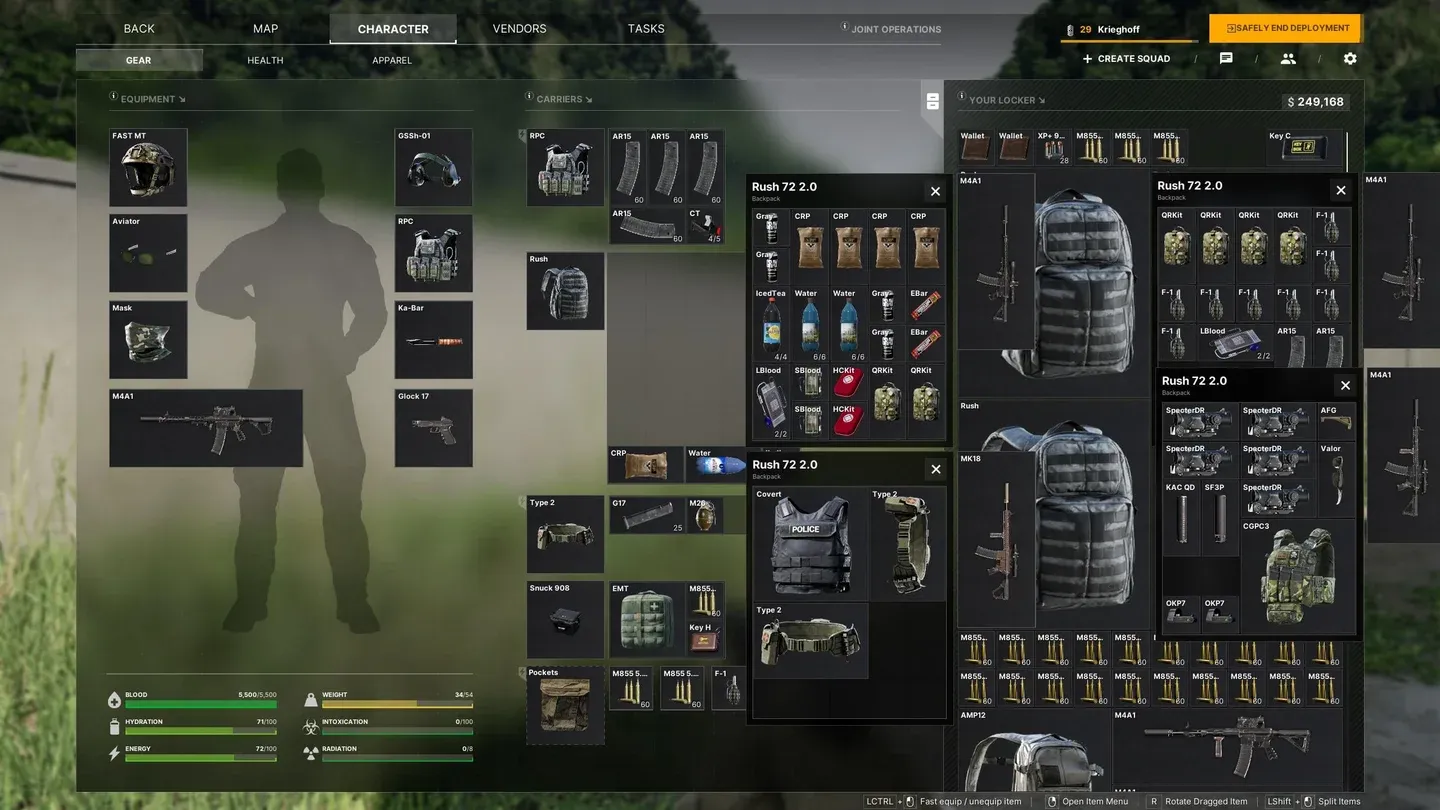 Secure container medical storage