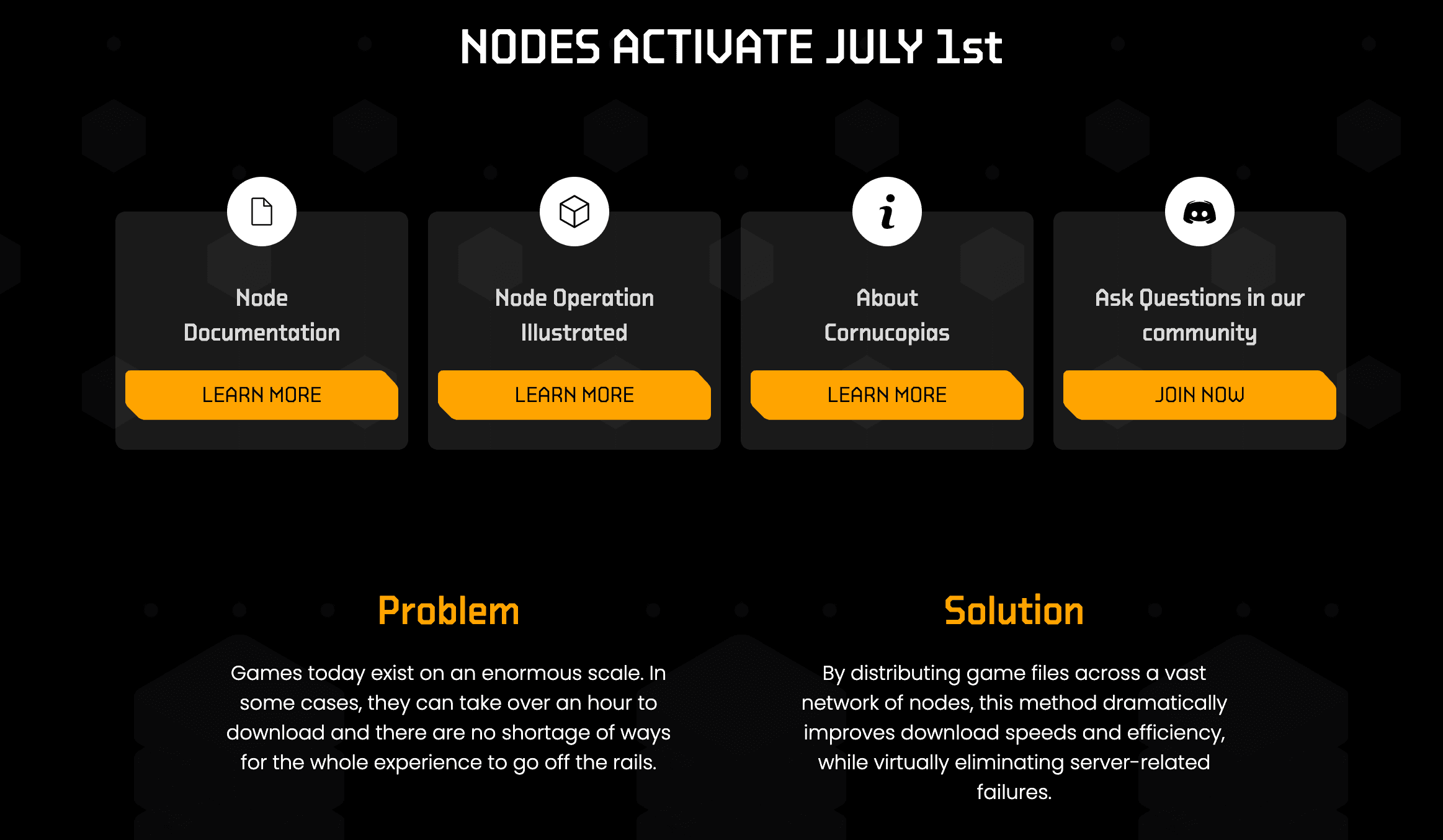 Cornucopias File Node NFTs