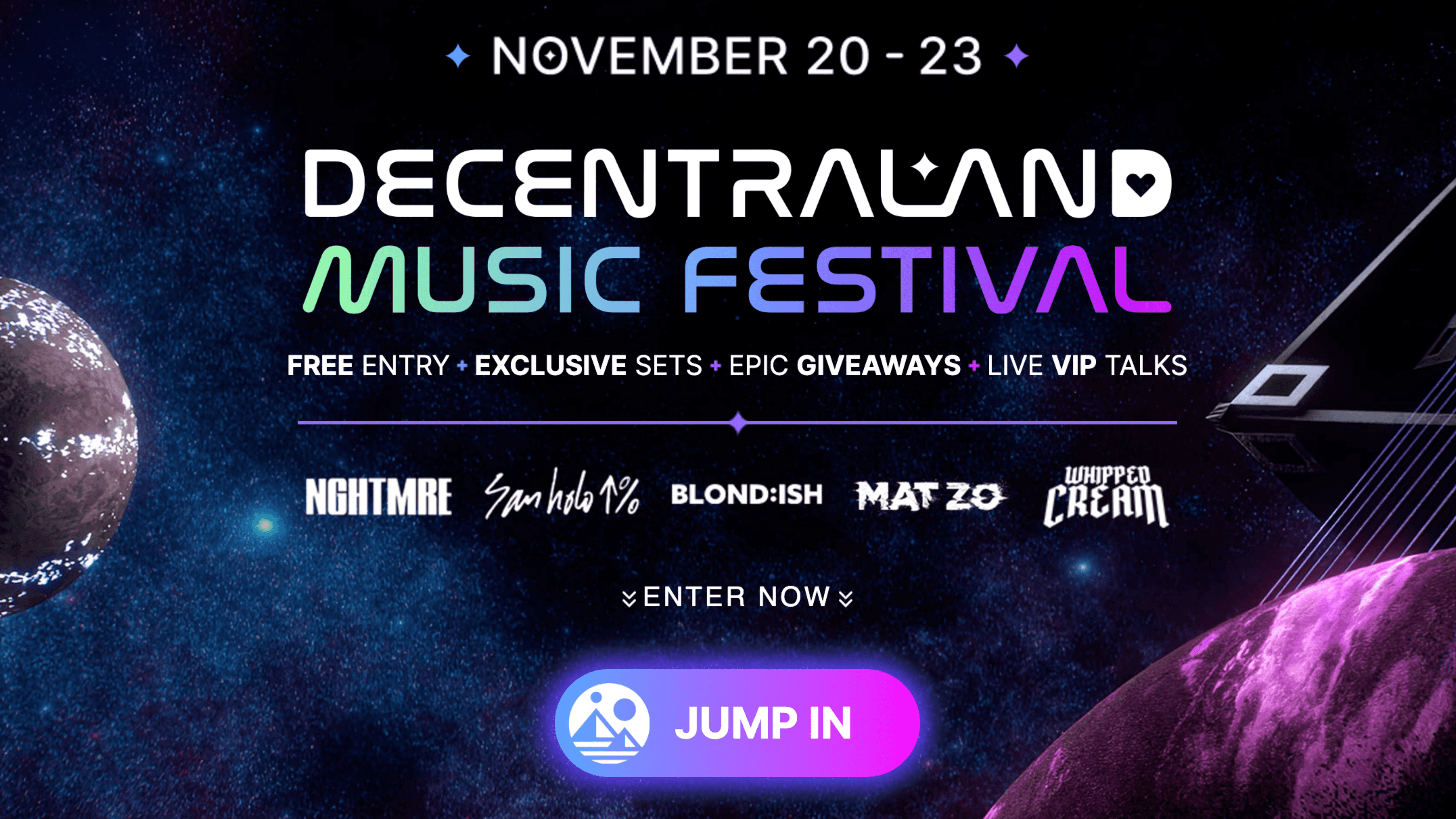 Decentraland Music Festival de retour pour la quatrième année image