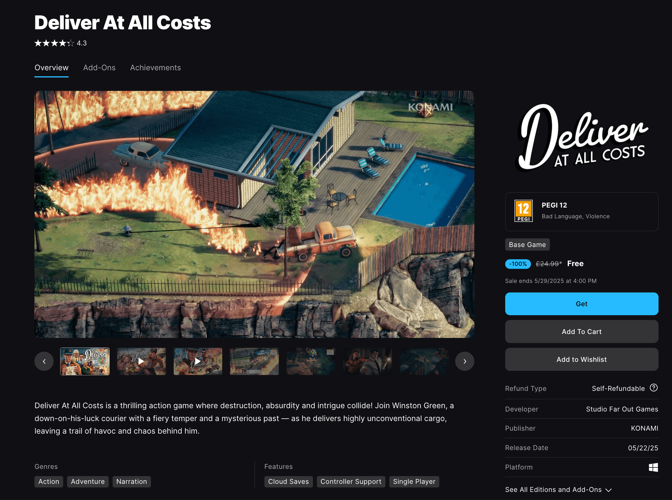 Epic Games Store Thêm Game Miễn Phí Mới