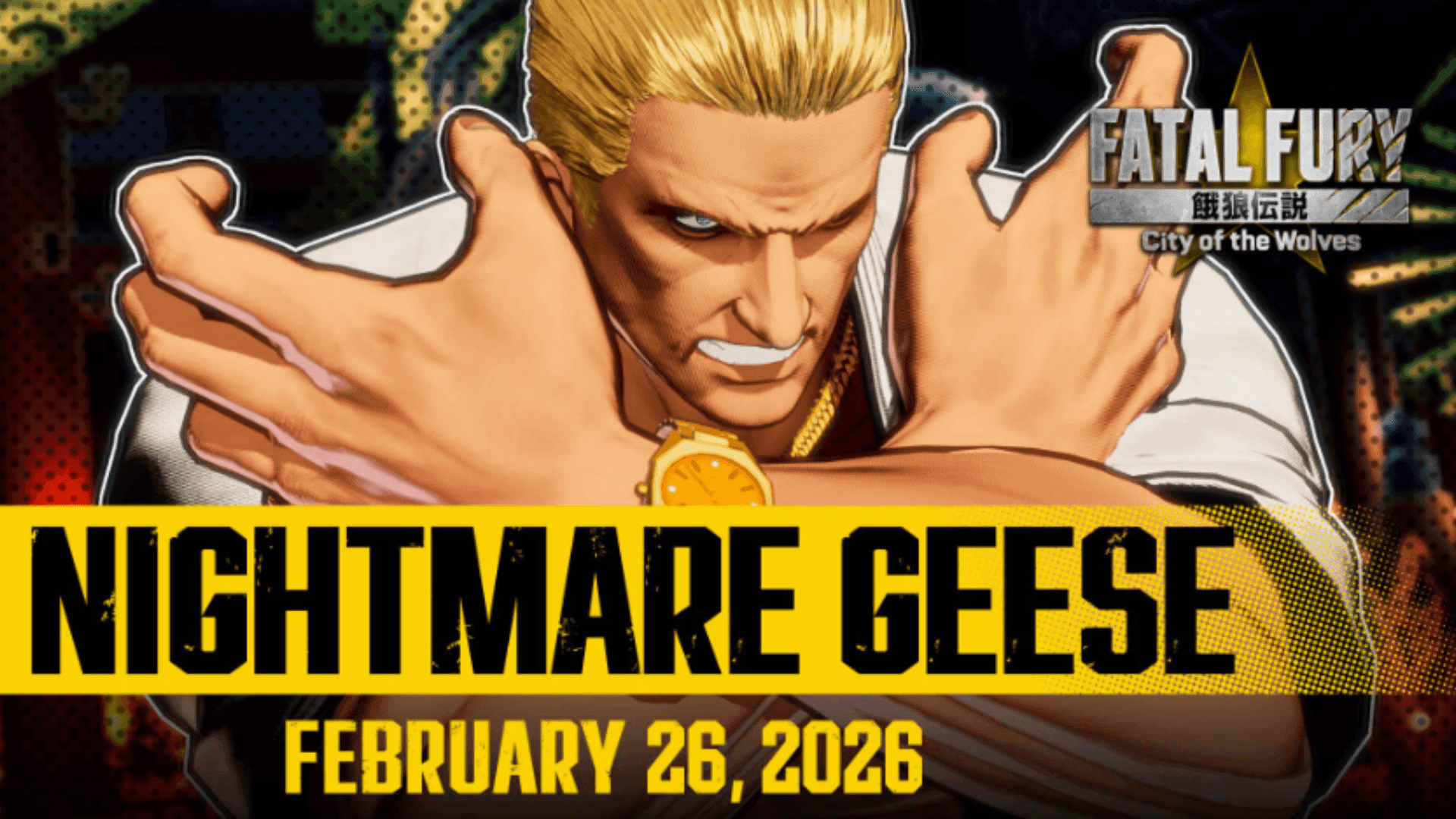 Nightmare Geese Returns to South Town in Fatal Fury: City of the Wolves