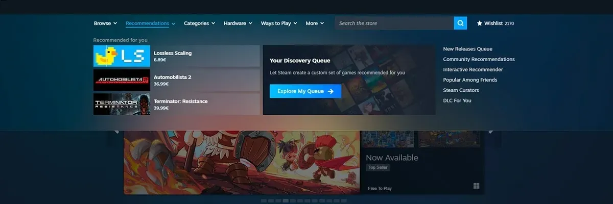 Steam Store Gets a Major Redesign
