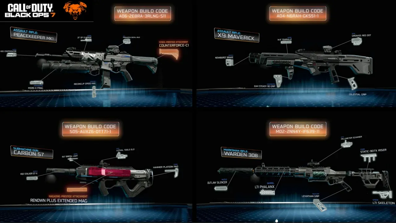 All Call Of Duty: Black Ops 7 Guns ...