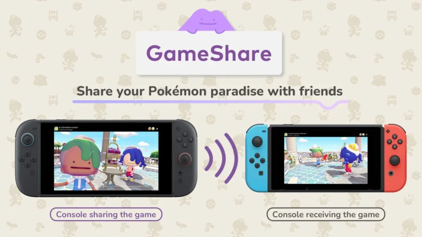GameShare on Switch Home Menu