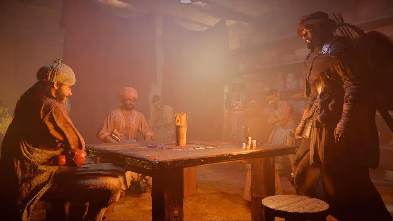 ベイゲンでのファイブカードテーブル