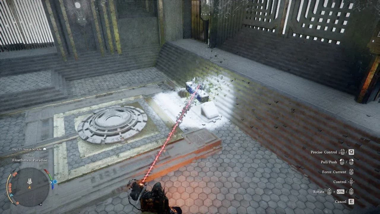 Ride the fans to the upper level